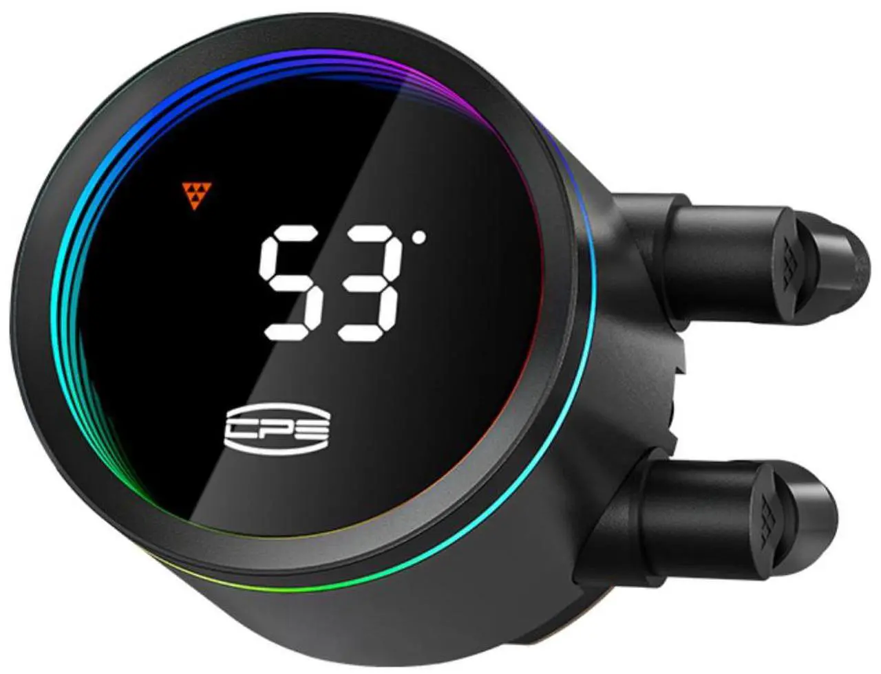 Alt view image 2 of 7 - PCCOOLER CPS DA360 Pro ARGB Digital AIO CPU Liquid Cooler, 360mm Radiator, 300W TDP, 270° Rotatable Digital Display, Infinity Halo ARGB Effect, for Intel LGA 1851/1700/1200/115X & AMD AM5/AM4, Black