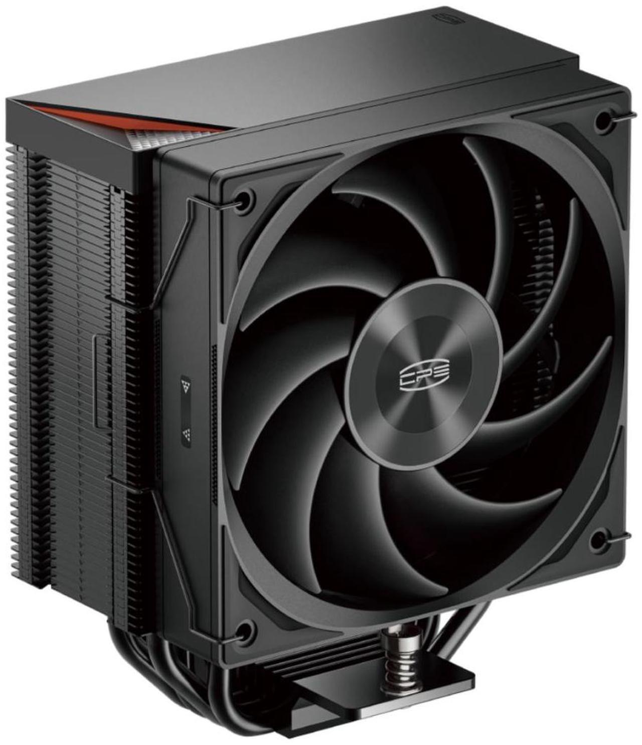 Main image of PCCOOLER CPS RZ500 BK CPU Air Cooler, 5 Direct Contact Heat Pipes, Fully Covering CPU Hotspot, 255W TDP, 155mm (H), 120mm PWM Fan, for AMD AM5/AM4 & Intel 18XX/1700/1200/115X, Black