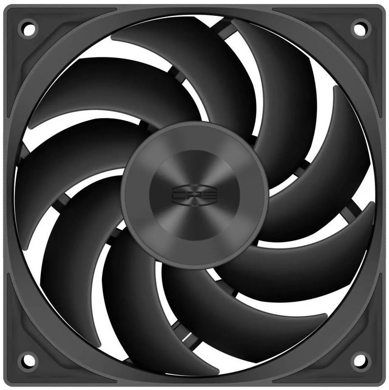 Alt view image 2 of 7 - PCCOOLER CPS F5 R120 High-Performance 120mm Case Fan, 4-Pin PWM Silent PC Fan with 3 Modes up to 2200RPM, Daisy Chain Computer Fan with FDB, Vibration-Damping Mounting Pads, Black - Single Pack