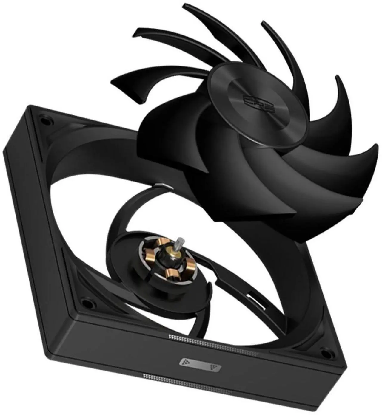 Alt view image 5 of 7 - PCCOOLER CPS F5 R120 High-Performance 120mm Case Fan, 4-Pin PWM Silent PC Fan with 3 Modes up to 2200RPM, Daisy Chain Computer Fan with FDB, Vibration-Damping Mounting Pads, Black - Single Pack