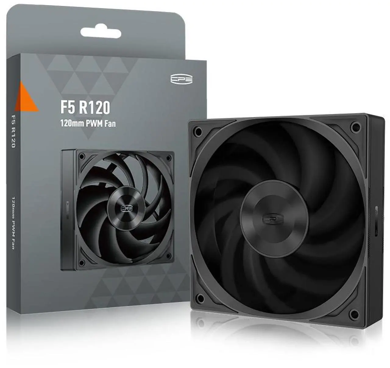Alt view image 7 of 7 - PCCOOLER CPS F5 R120 High-Performance 120mm Case Fan, 4-Pin PWM Silent PC Fan with 3 Modes up to 2200RPM, Daisy Chain Computer Fan with FDB, Vibration-Damping Mounting Pads, Black - Single Pack