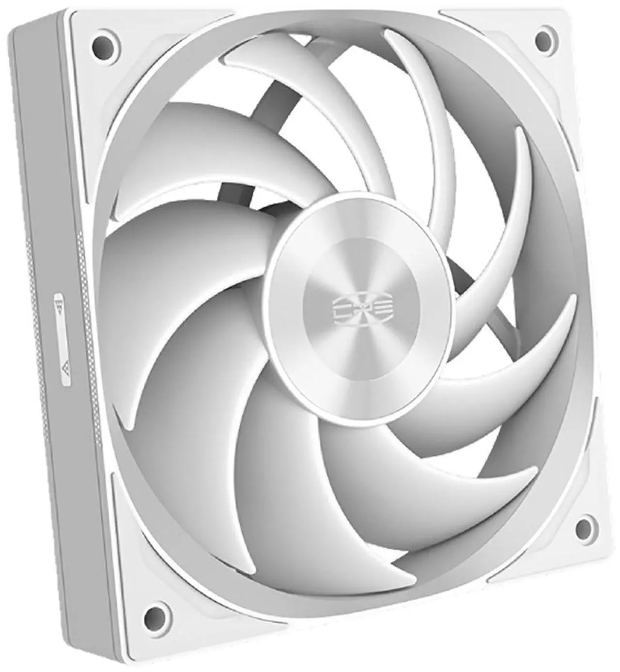 Alt view image 3 of 7 - PCCOOLER CPS F5 R120 High-Performance 120mm Case Fan, 4-Pin PWM Silent PC Fan with 3 Modes up to 2200RPM, Daisy Chain Computer Fan with FDB, Vibration-Damping Mounting Pads, White - Single Pack