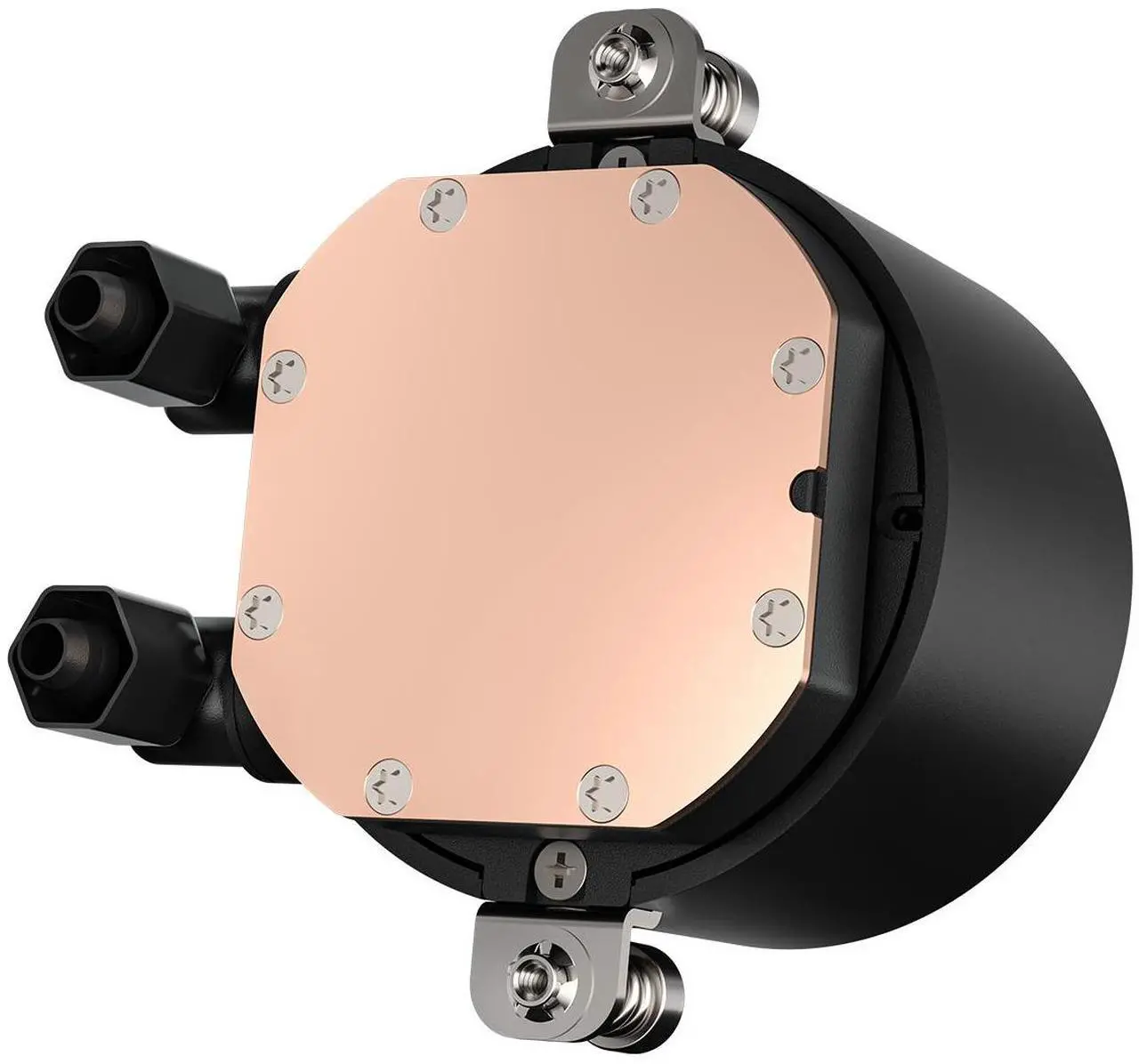 Alt view image 4 of 4 - PCCOOLER CPS DA240 ARGB AIO CPU Liquid Cooler, 240mm Radiator, 260W TDP, Infinity Halo ARGB Effect, High-Performance 3000 RPM Pump Speed, for Intel LGA 20XX/1851/1700/1200/115X & AMD AM5/AM4, Black
