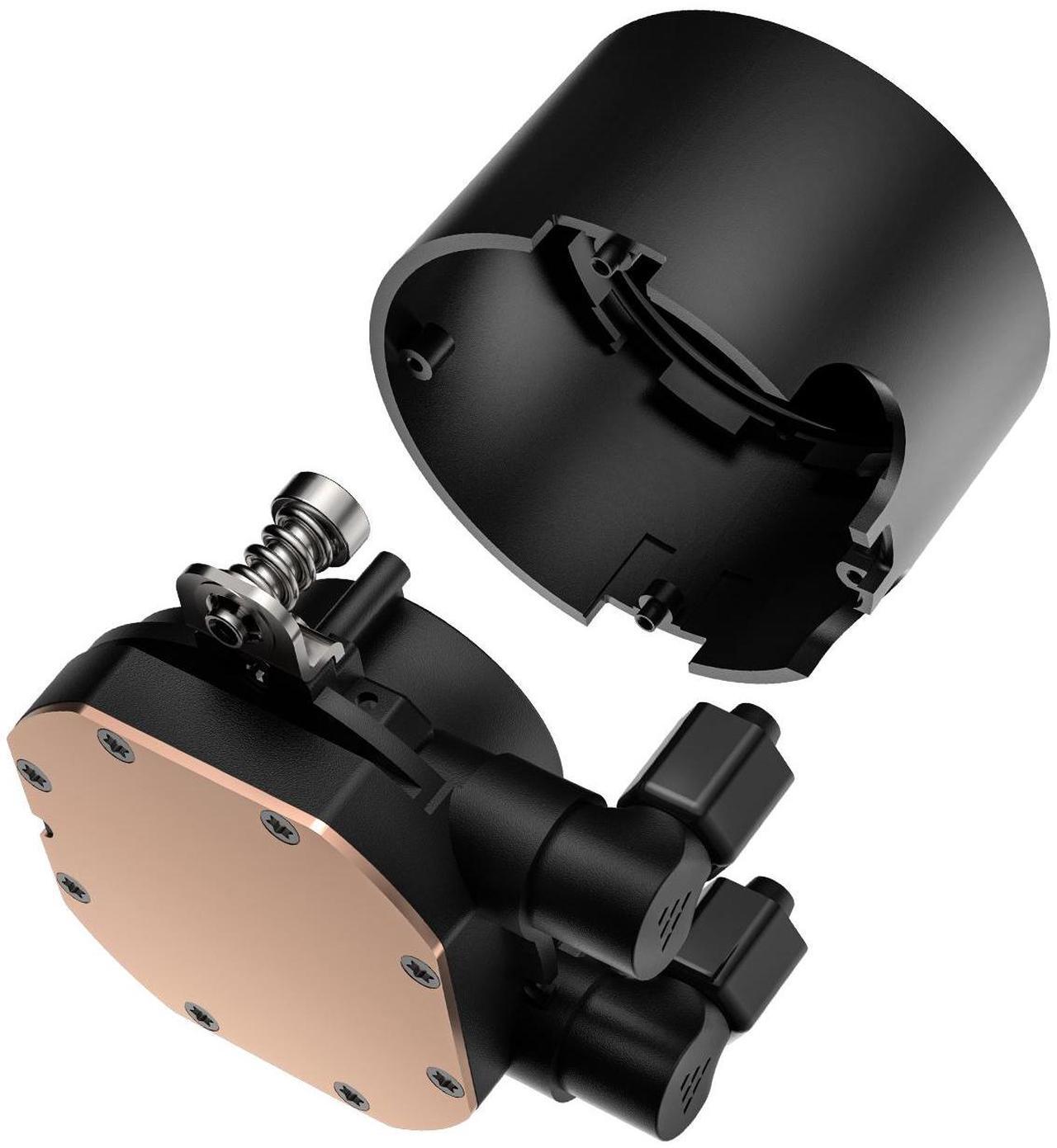 Alt view image 3 of 4 - PCCOOLER CPS DA240 ARGB AIO CPU Liquid Cooler, 240mm Radiator, 260W TDP, Infinity Halo ARGB Effect, High-Performance 3000 RPM Pump Speed, for Intel LGA 20XX/1851/1700/1200/115X & AMD AM5/AM4, Black