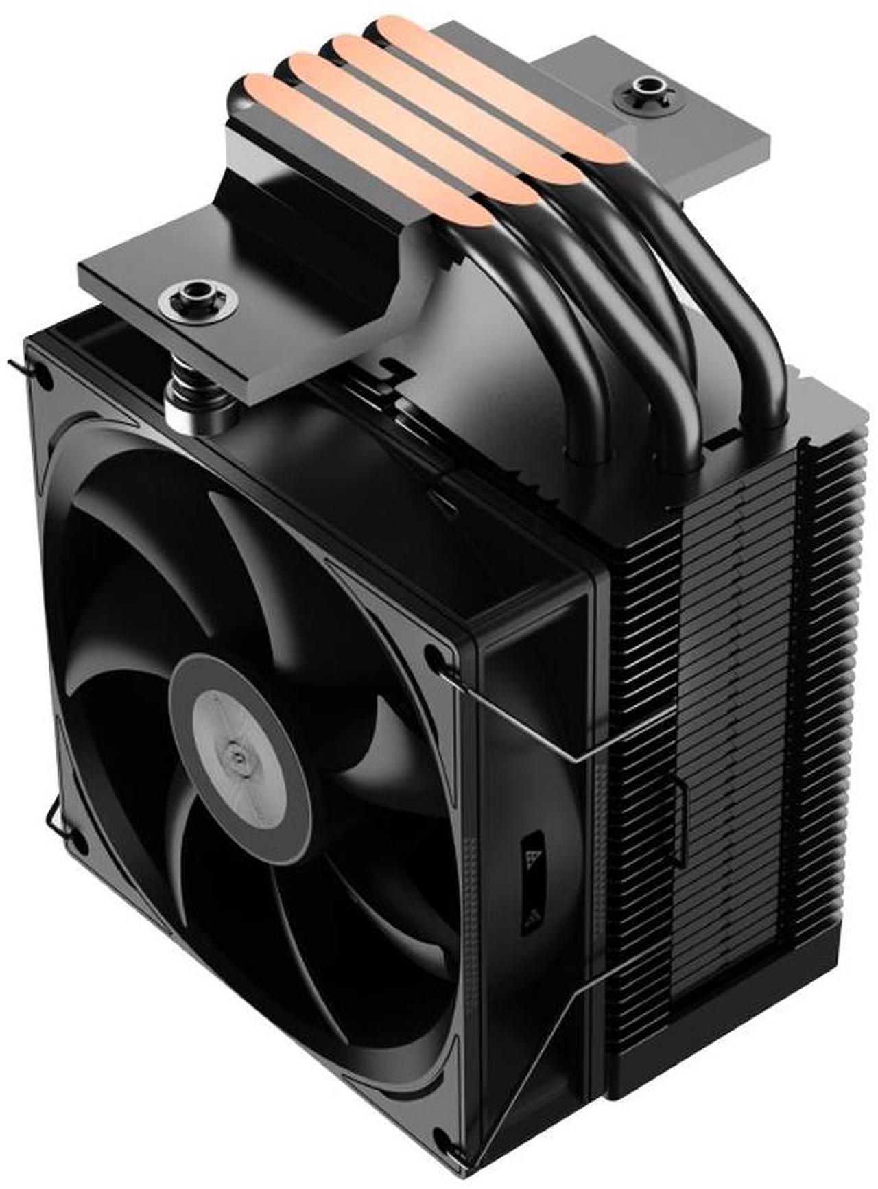 Alt view image 4 of 7 - PCCOOLER CPS R400 CPU Air Cooler, 4 Direct Contact Heat Pipes, 180W TDP, 133mm Tall, 92mm PWM Slient Fan, for Intel LGA 18XX/1700/1200/115X & AMD AM5/AM4, Black