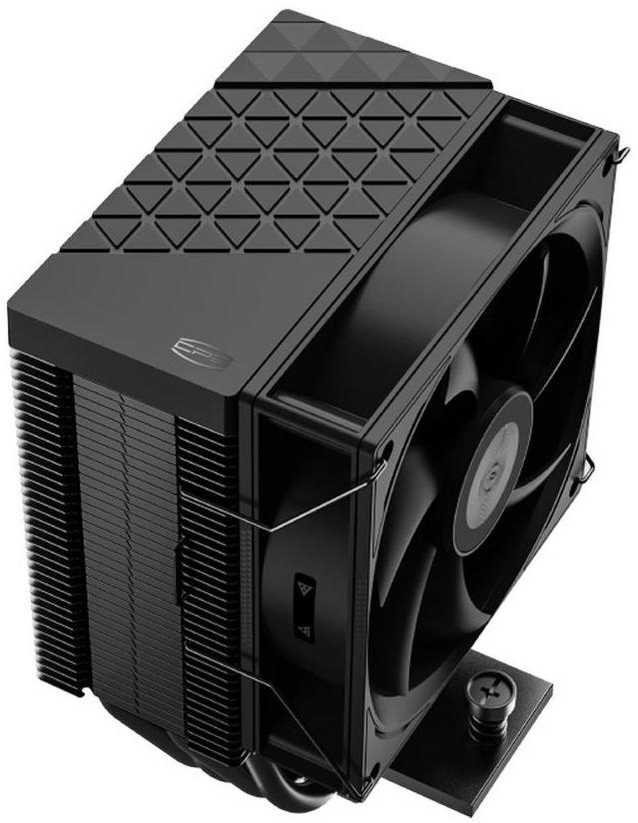 Alt view image 2 of 7 - PCCOOLER CPS R400 CPU Air Cooler, 4 Direct Contact Heat Pipes, 180W TDP, 133mm Tall, 92mm PWM Slient Fan, for Intel LGA 18XX/1700/1200/115X & AMD AM5/AM4, Black