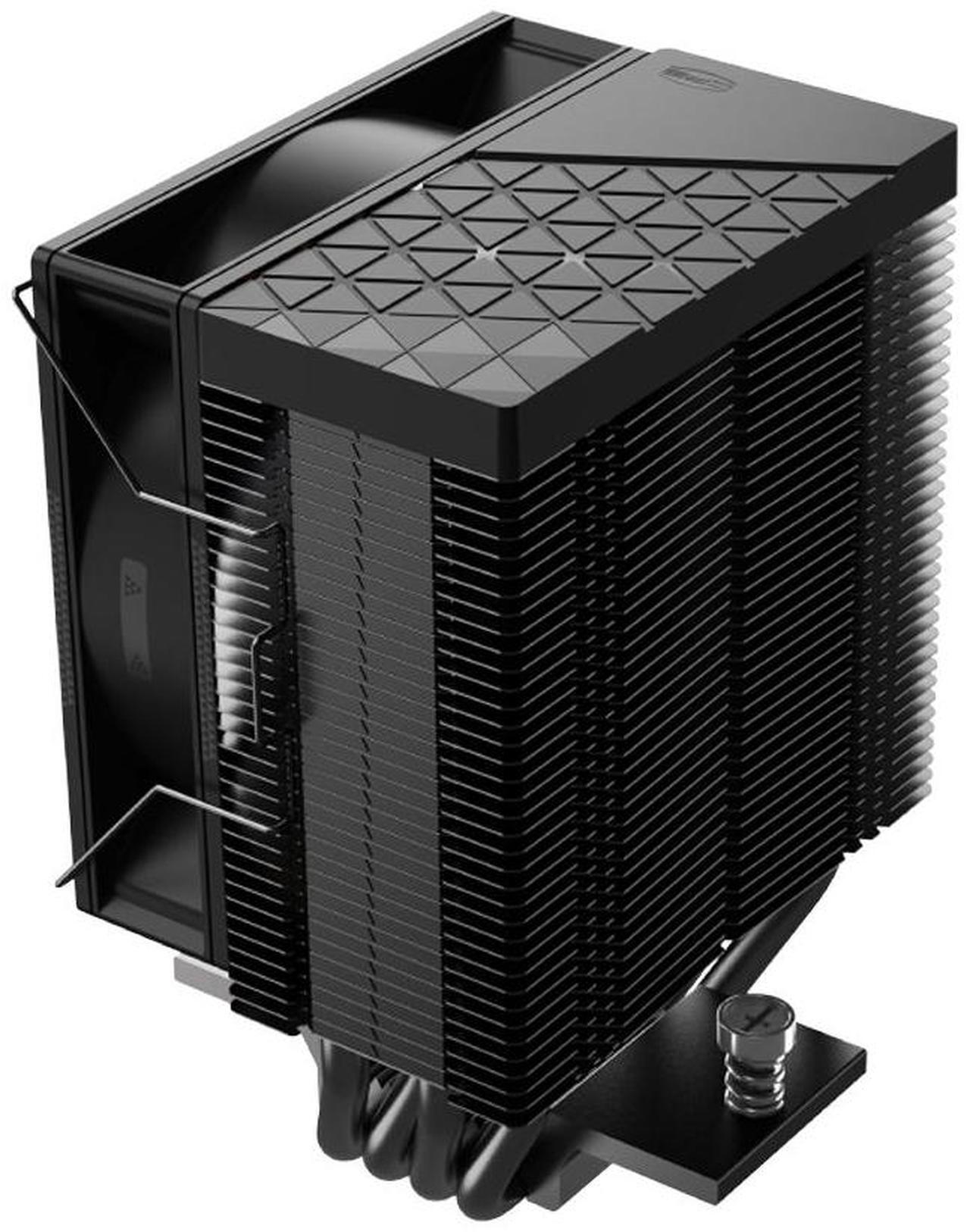 Alt view image 3 of 7 - PCCOOLER CPS R400 CPU Air Cooler, 4 Direct Contact Heat Pipes, 180W TDP, 133mm Tall, 92mm PWM Slient Fan, for Intel LGA 18XX/1700/1200/115X & AMD AM5/AM4, Black