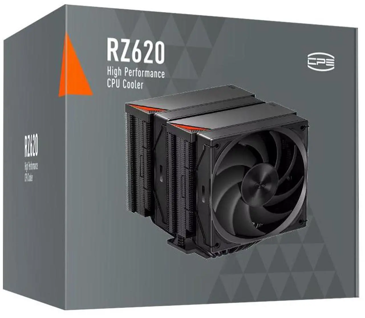 Alt view image 8 of 7 - PCCOOLER CPS RZ620 Dual Tower CPU Air Cooler, 6 Heat Pipes, 275W TDP, Aluminum Top Cover, 157.5mm Tall, 120mm PWM Silent Fans w/ 3 Modes, for Intel LGA 1851/1700/1200/115X & AMD AM5/AM4, Black