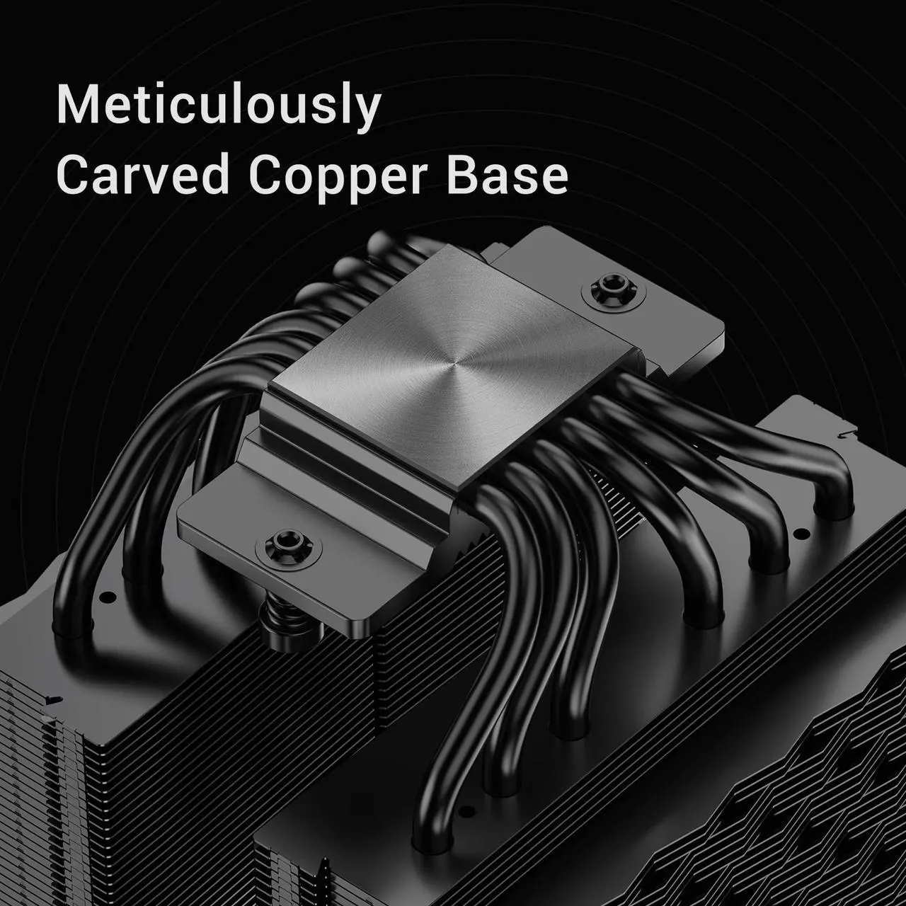 Alt view image 3 of 7 - PCCOOLER CPS RZ620 Dual Tower CPU Air Cooler, 6 Heat Pipes, 275W TDP, Aluminum Top Cover, 157.5mm Tall, 120mm PWM Silent Fans w/ 3 Modes, for Intel LGA 1851/1700/1200/115X & AMD AM5/AM4, Black