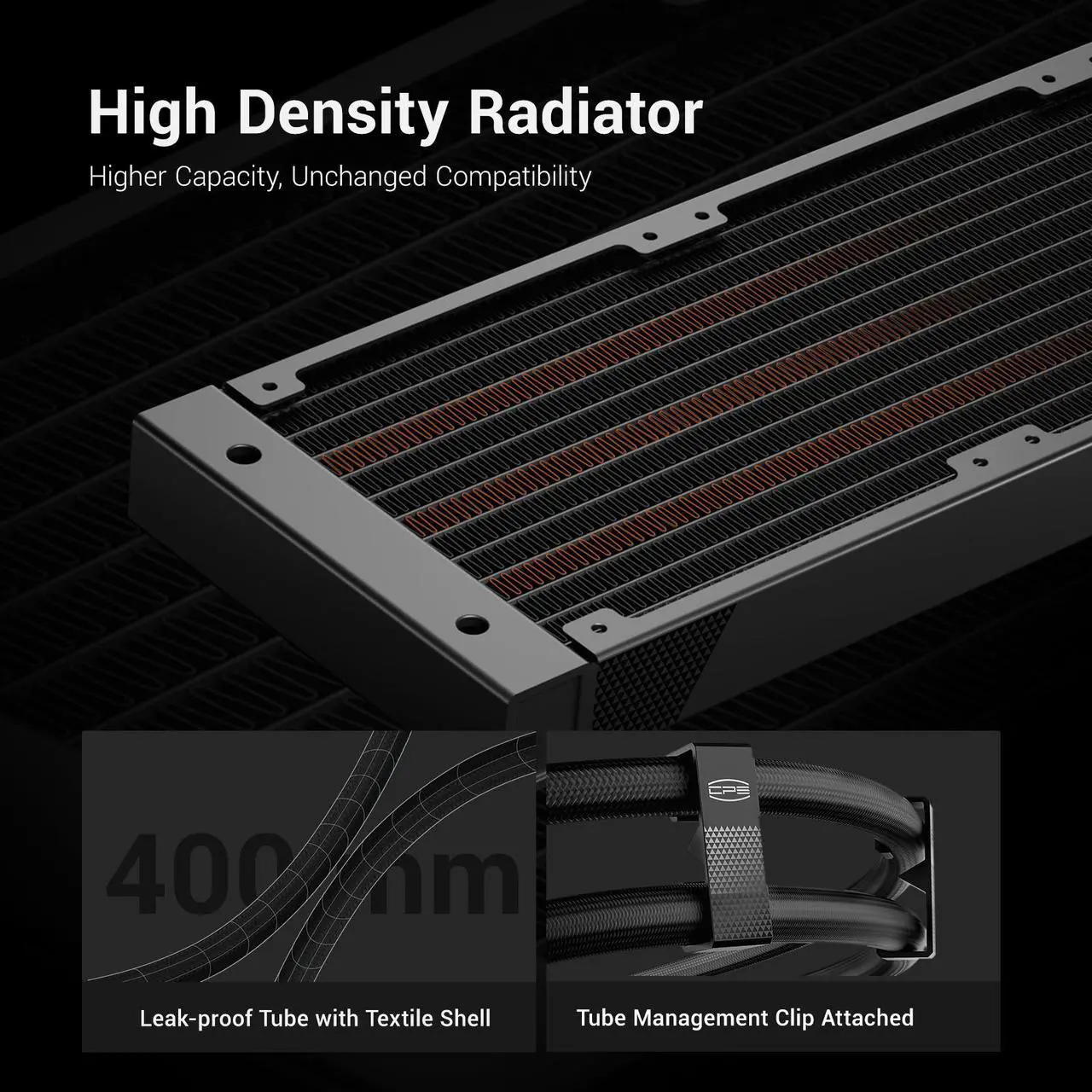 Alt view image 4 of 7 - PCCOOLER CPS DA360 Pro ARGB Digital AIO CPU Liquid Cooler, 360mm Radiator, 300W TDP, 270° Rotatable Digital Display, Infinity Halo ARGB Effect, for Intel LGA 1851/1700/1200/115X & AMD AM5/AM4, Black