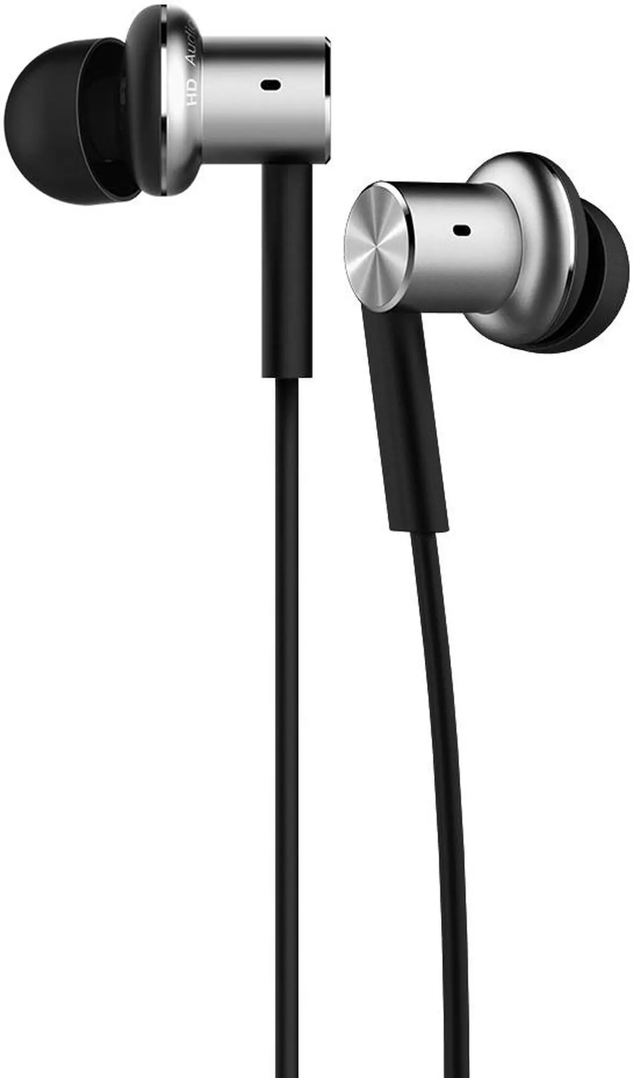 Main image of Xiaomi Mi In-Ear Headphones Pro Silver Dual Driver Earbuds with Mic, including 3 size earbuds