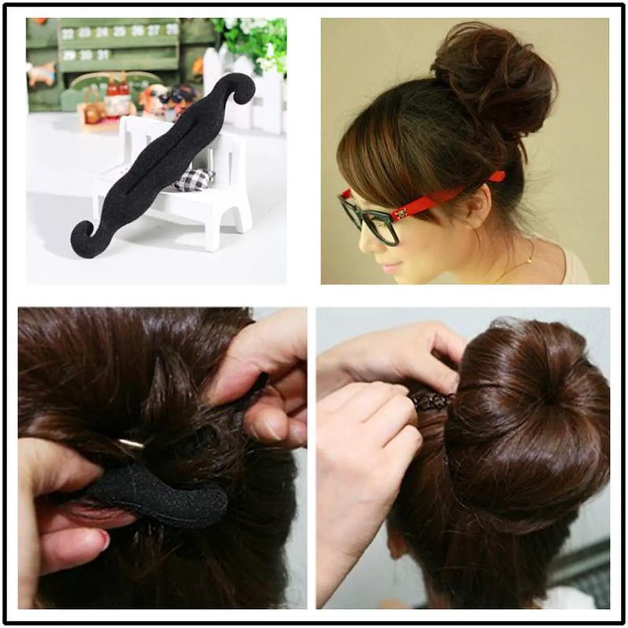 Alt view image 4 of 4 - 2Pcs Women Magic Hair Twist Hair Styling Tools Bun for Hair Accessories Hair Clip  Braider Maker French Style Tool Fashion Salon