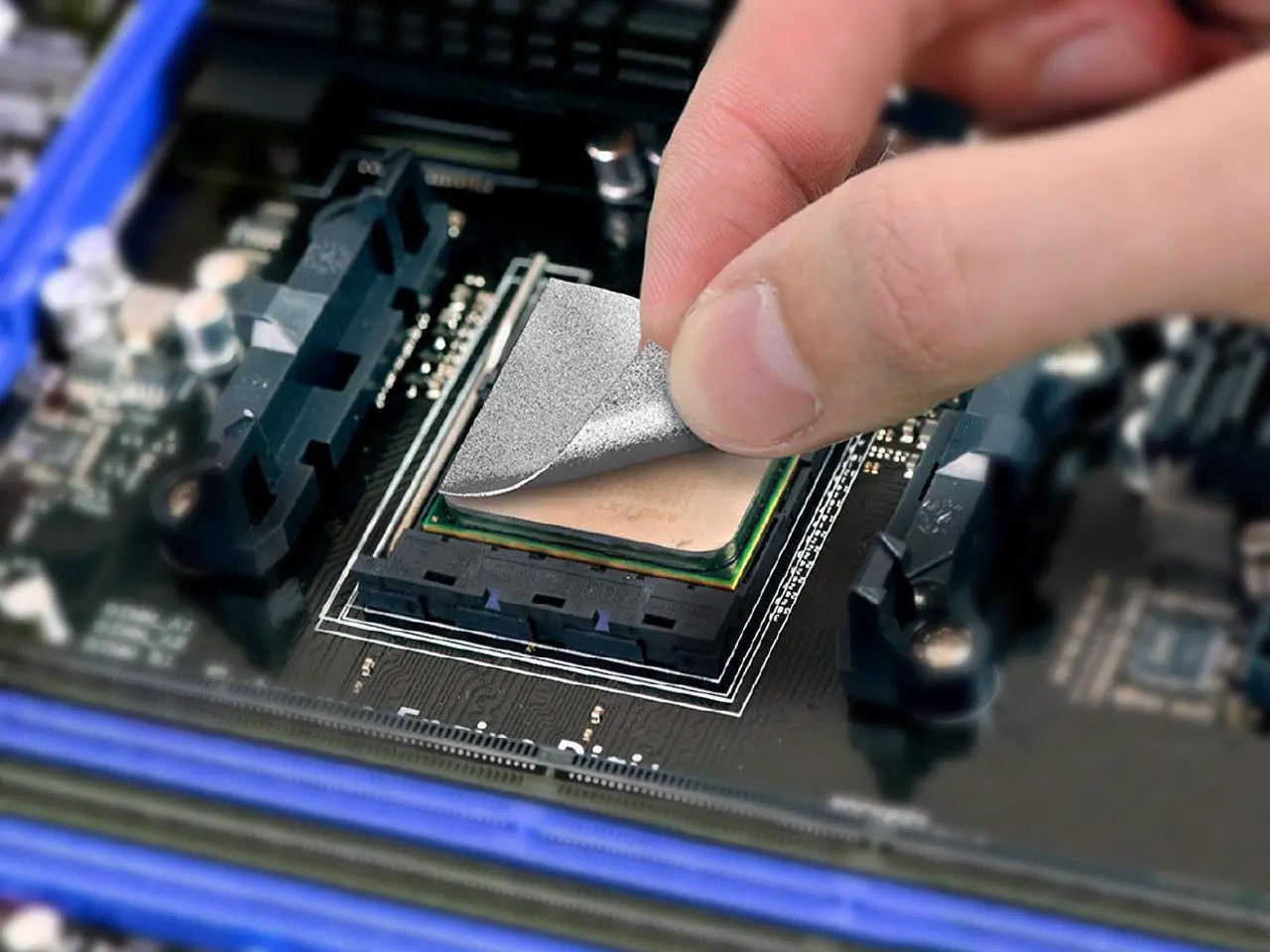 Alt view image 4 of 4 - Innovation Cooling Graphite Thermal Pad – Alternative To Thermal Paste/Grease (40 X 40mm)