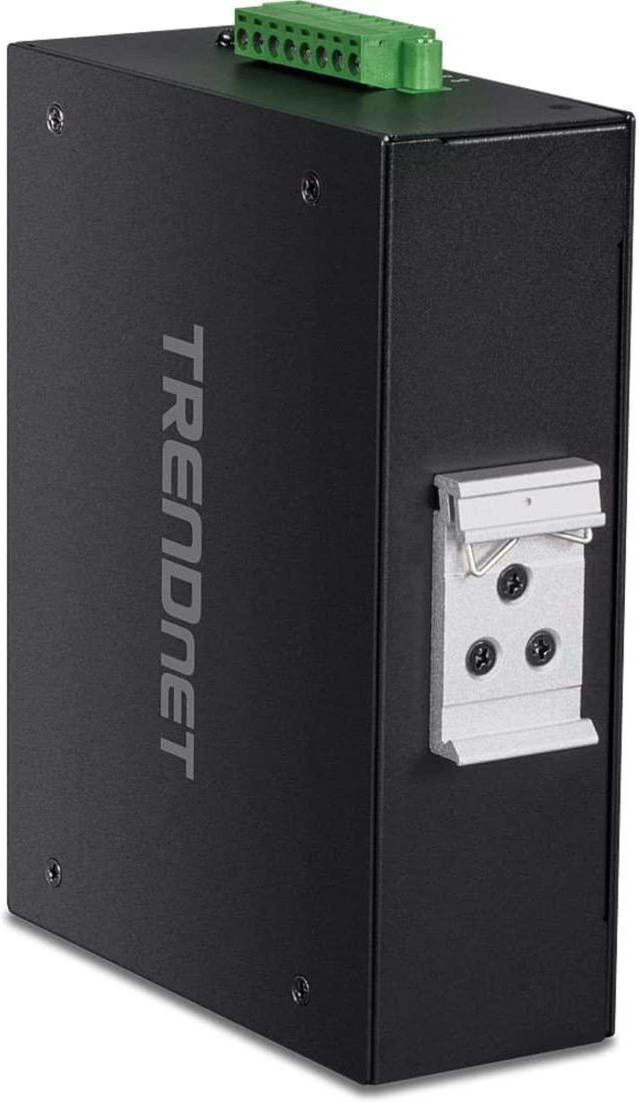 Alt view image 4 of 20 - TRENDnet TI-WP100, Industrial AC1200 Wireless Gigabit PoE+ Router