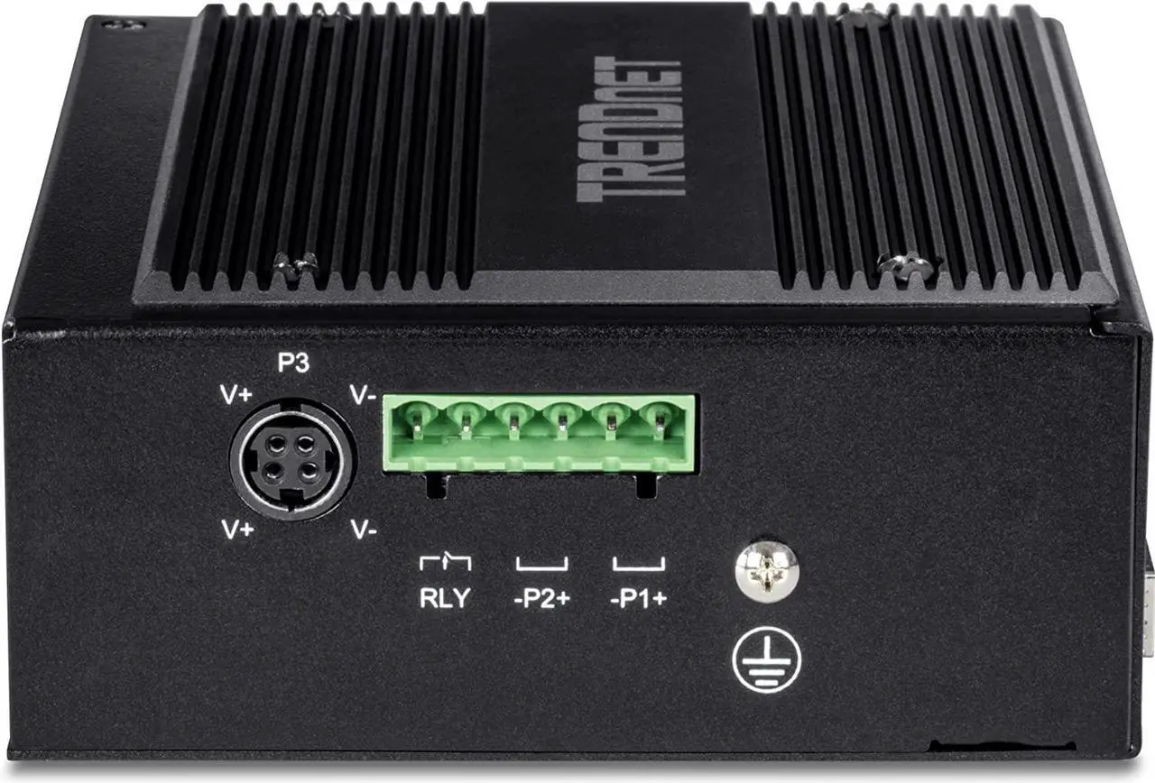 Alt view image 4 of 20 - TRENDnet  TI-BG104,10-Port Industrial Gigabit PoE++ DIN-Rail Switch