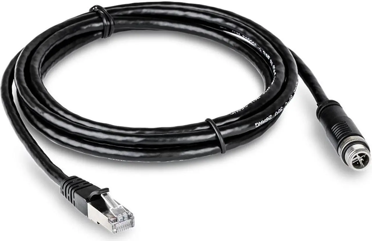 Main image of TRENDnet TI-CD02, M12 to RJ-45 Industrial Ethernet Cable, 2m (6.5 ft.)