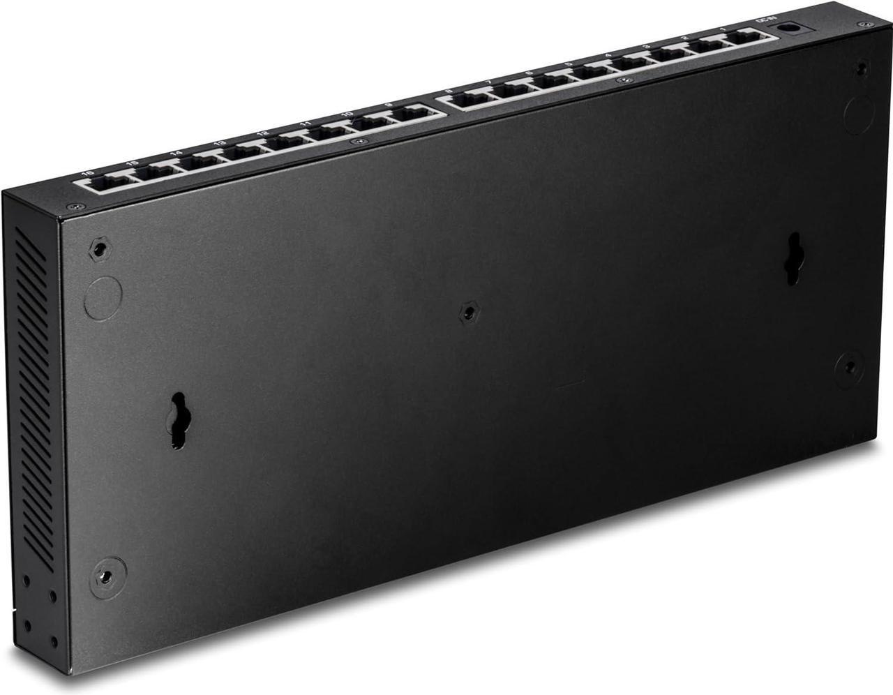 Alt view image 4 of 10 - TRENDnet TEG-S3160, 16-Port Unmanaged 2.5G Desktop Network Ethernet Switch