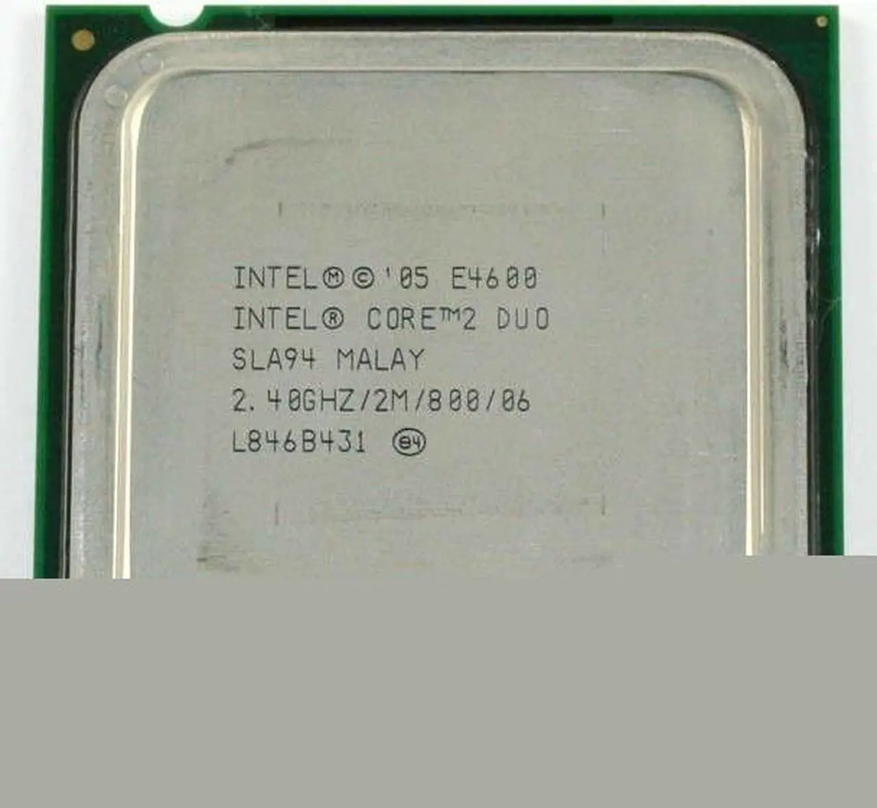 Alt view image 4 of 5 - Intel Sla94 Core2duo E4600 Dualcore 2.4Ghz 2Mb L2 Cache 800Mhz Fsb Socketlga775 65Nm 65W Processor Only