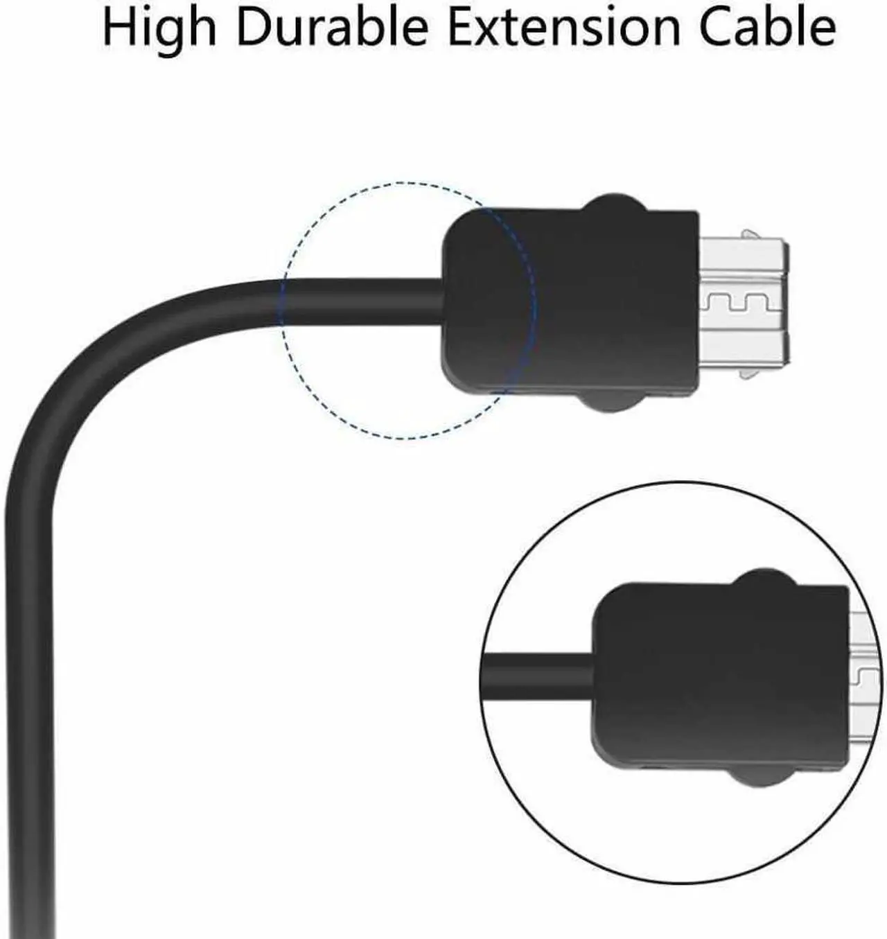 Alt view image 2 of 6 - Werleo SNES Classic Controller Extension Cable 3M/10 ft (2-PACK)
