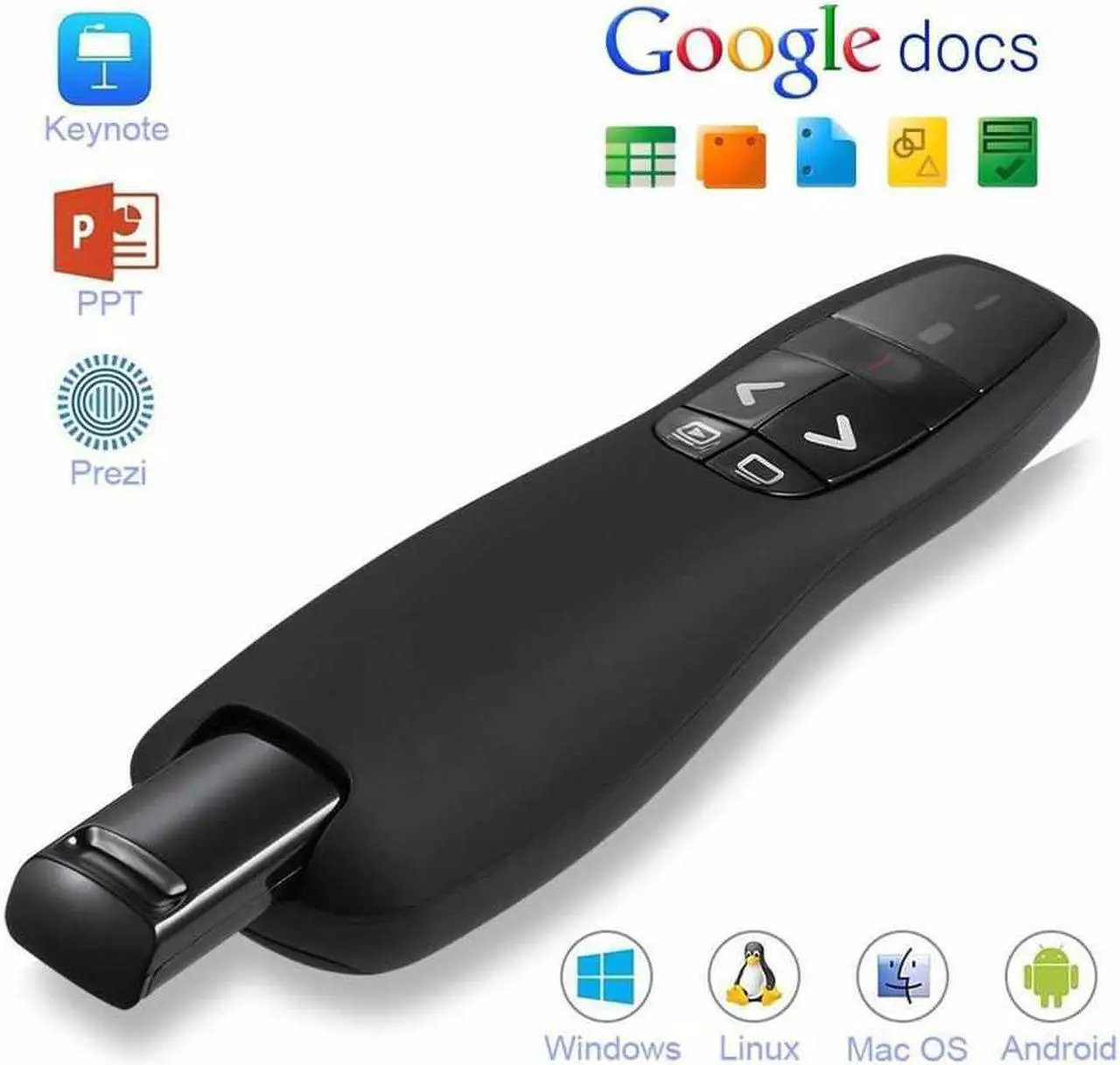 Alt view image 6 of 7 - RF 2.4GHz Wireless USB PowerPoint PPT Presenter Presentation Remote Control Laser Pointer Clicker Flip Pen
