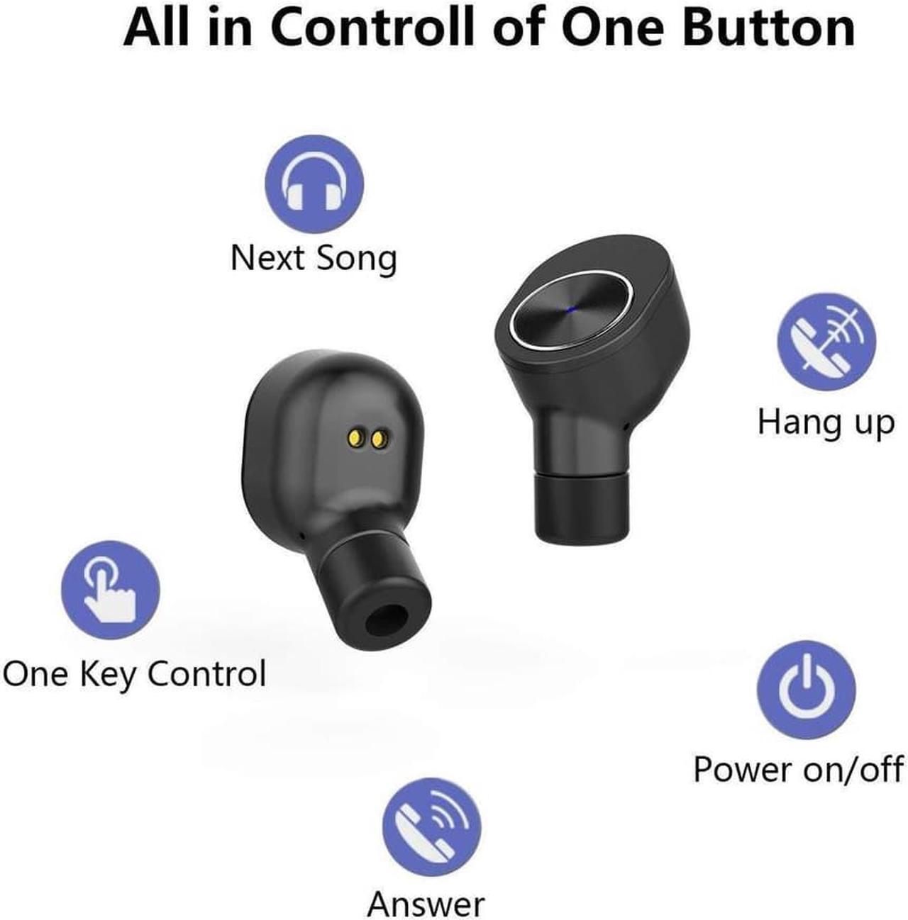 Alt view image 5 of 7 - TWS Best True Wireless Bluetooth Earbuds Sweatproof Stereo Sport Headsets Hight Quality Headphone Premium Sound with Charging Case For Apple Iphone Samsung LG and Other Phone