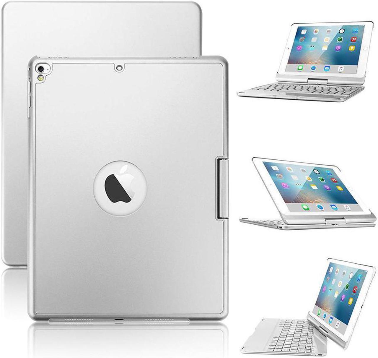 Main image of Keyboard Case for iPad 9.7 2018 2017 iPad Pro 9.7 iPad Air Werleo 7 Color Backlit Bluetooth Keyboard Case Folio Smart 360 Rotate Stand Keyboard Cover for iPad Air Air 2 iPad Pro 9.7 iPad 9.7