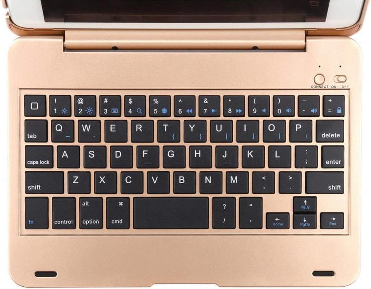 Alt view image 4 of 7 - Wireless Keyboard for iPad Mini 1 2 3 Keyboard Case Folio Flip Smart Cover For iPad Mini 3 iPad Mini 2 iPad Mini 1 with Folding Stand Silent Typing Auto Sleep Wake Function