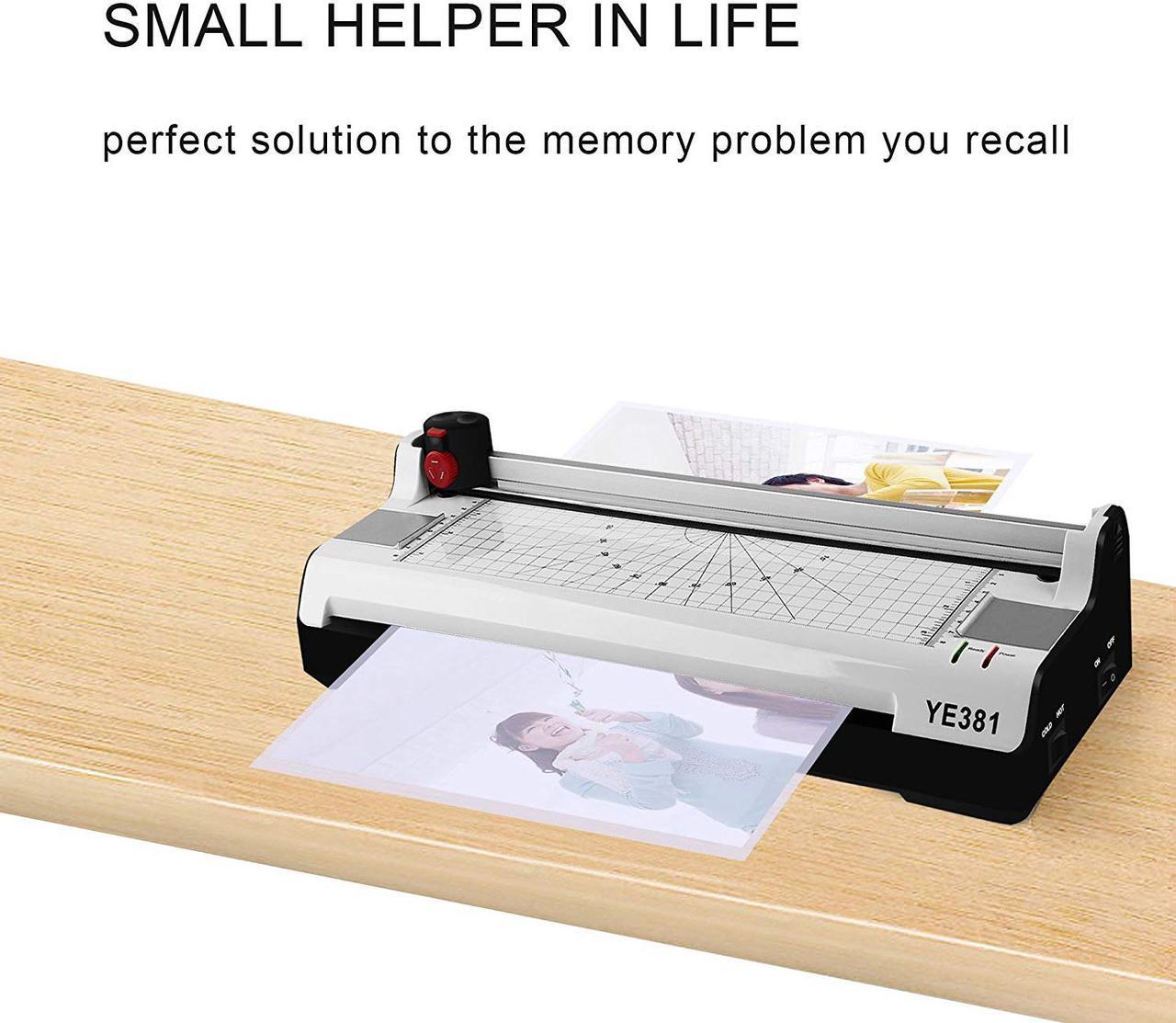 Alt view image 5 of 7 - Thermal Laminator Machine for A3 A4 A6 Laminating Machine with 2 Roller System with Rotary Trimmer Corner Rounder 20 Laminating Pouches Fast Warm-up for Home Office School Use - A3 Laminator