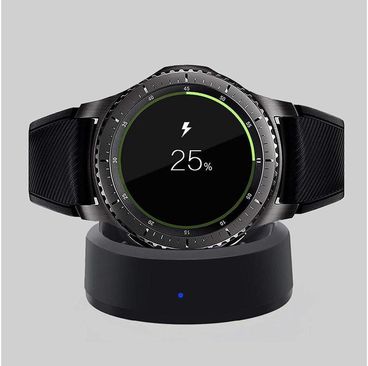 Alt view image 4 of 7 - Galaxy Gear S3 Charger Wireless Replacement Charger Charging Cradle Dock for Samsung Galaxy Gear S3 Classic / Frontier Smart Watch