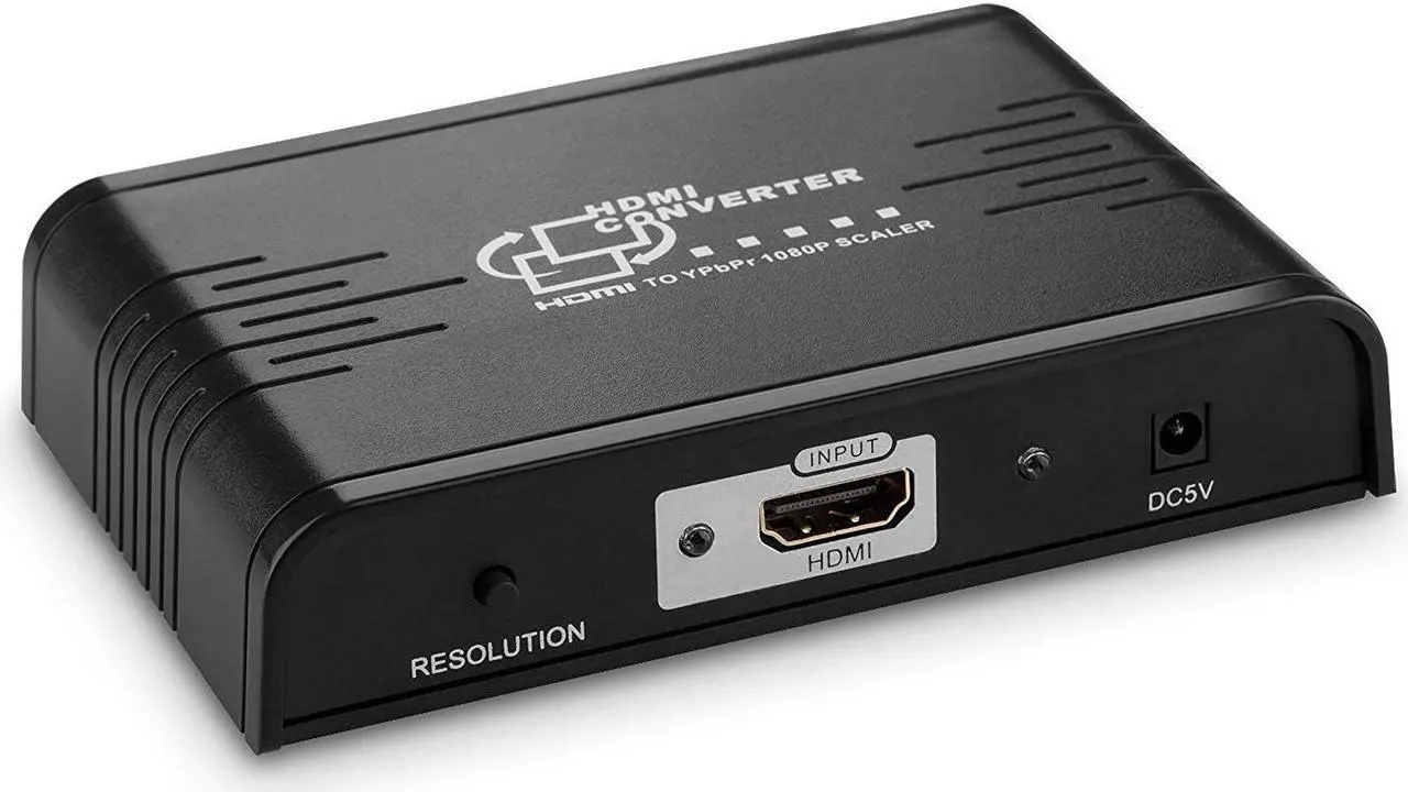 Alt view image 5 of 6 - 1080P HDMI To Component Video (YPbPr) Scaler Converter Adapter with Coaxial Audio Output and R / L Audio Support Windows 10, Black