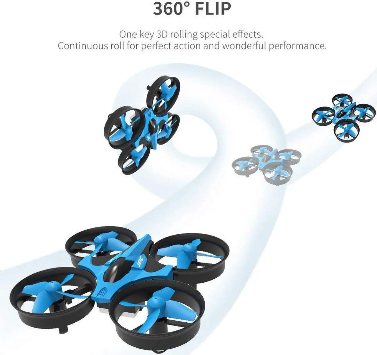 Alt view image 4 of 7 - H36 Mini Drone 2.4G 4CH 6Axis Gyro Headless Mode Remote Control RC Quadcopter RTF One-Key Return
