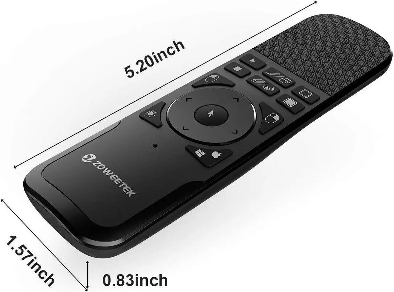 Alt view image 3 of 7 - Wireless Presenter with Mouse Functions Presentation Clicker 2.4GHz Wireless Presenter Remote Presentation Remote Control PowerPoint PPT Clicker