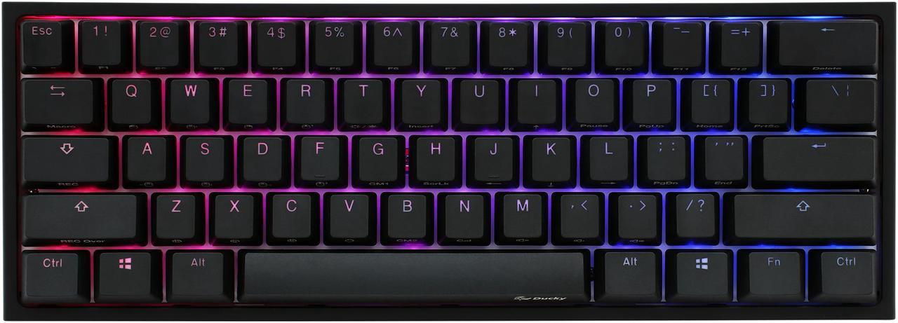 Ducky One 2 Mini RGB LED 60% Double Shot PBT Mechanical Keyboard