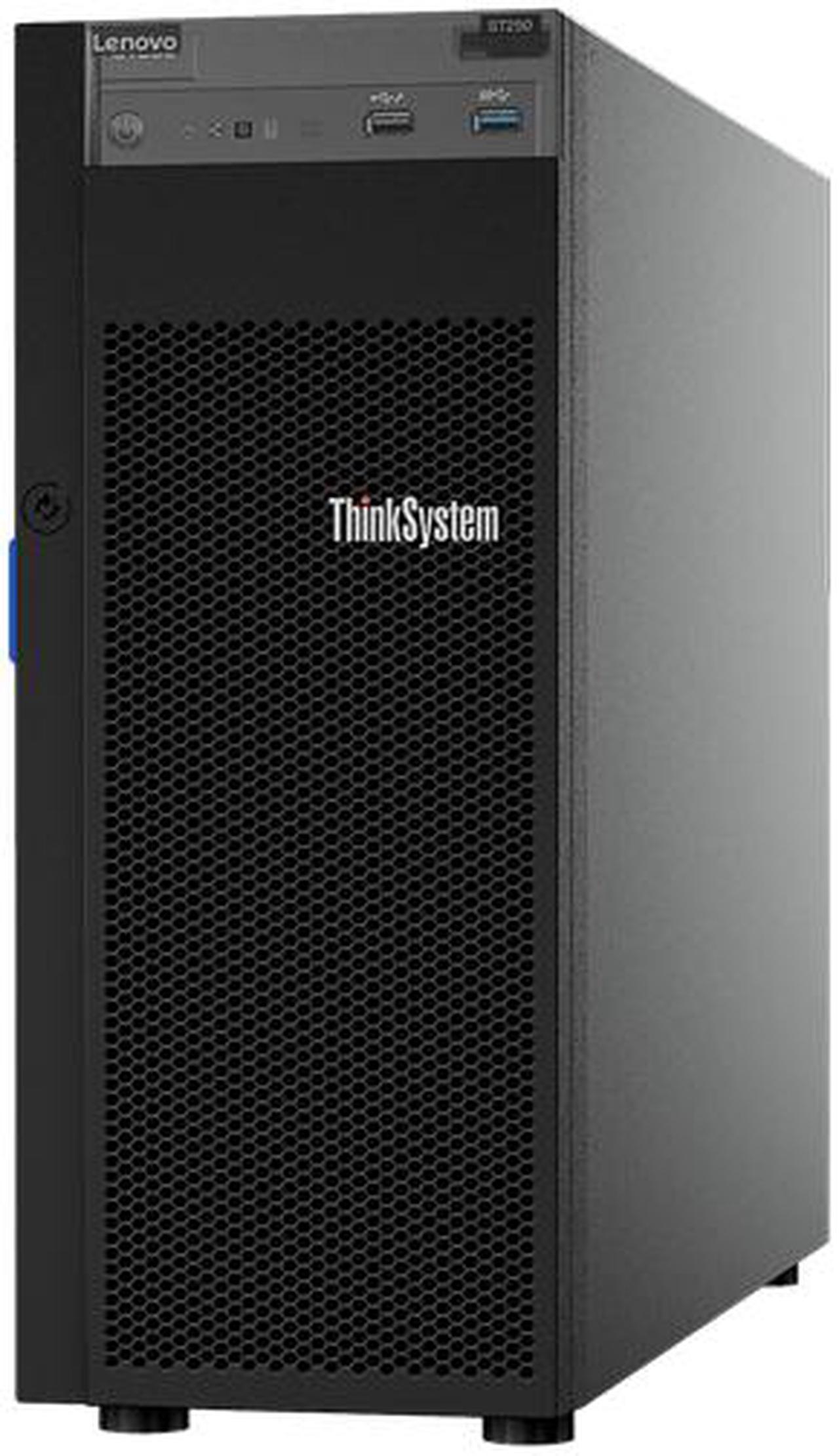 Lenovo ThinkSystem ST250 7Y46A00JNA 4U Tower Server E-2104G 8 GB (No OS/HDD)