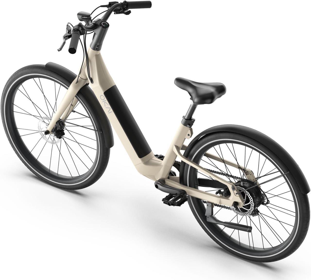Alt view image 4 of 7 - OKAI EB40 Stride 27.5" Electric Bike - Desert Sand - 40 Miles Range & 20 MPH