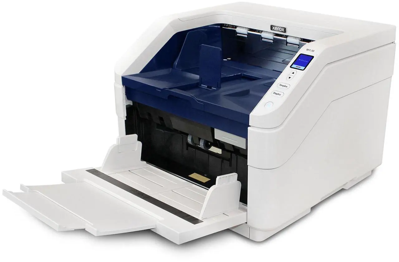 Alt view image 2 of 5 - Xerox W130 Color Duplex High-Performance Scanner w/ Network & Imprinter | ADF Scanner