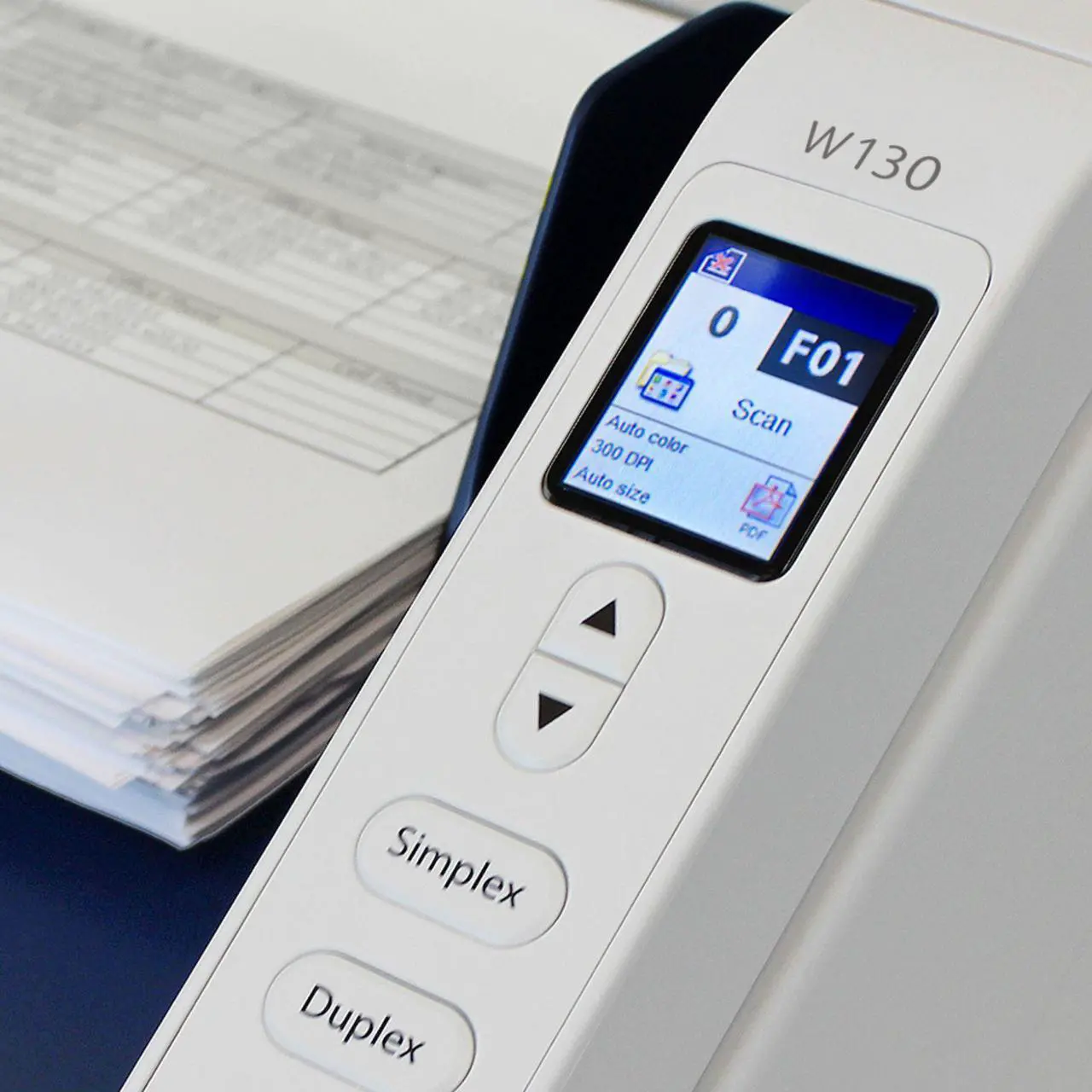 Alt view image 5 of 5 - Xerox W130 Color Duplex High-Performance Scanner w/ Network & Imprinter | ADF Scanner