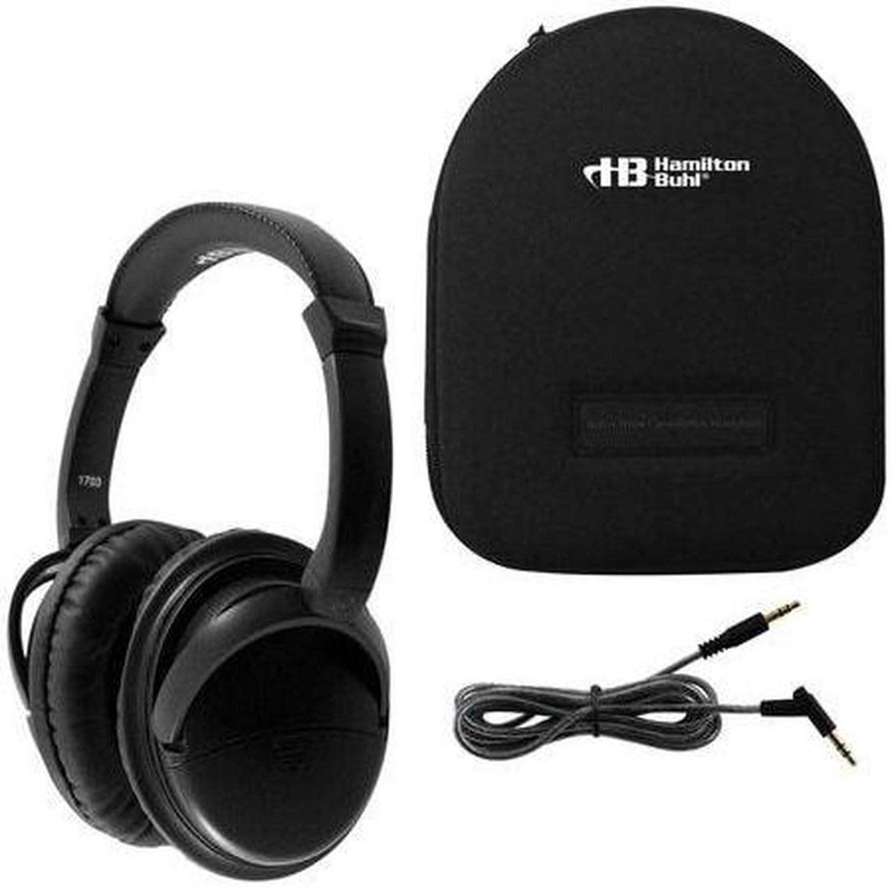 HamiltonBuhl Deluxe Active Noise-Cancelling Headphones with Case