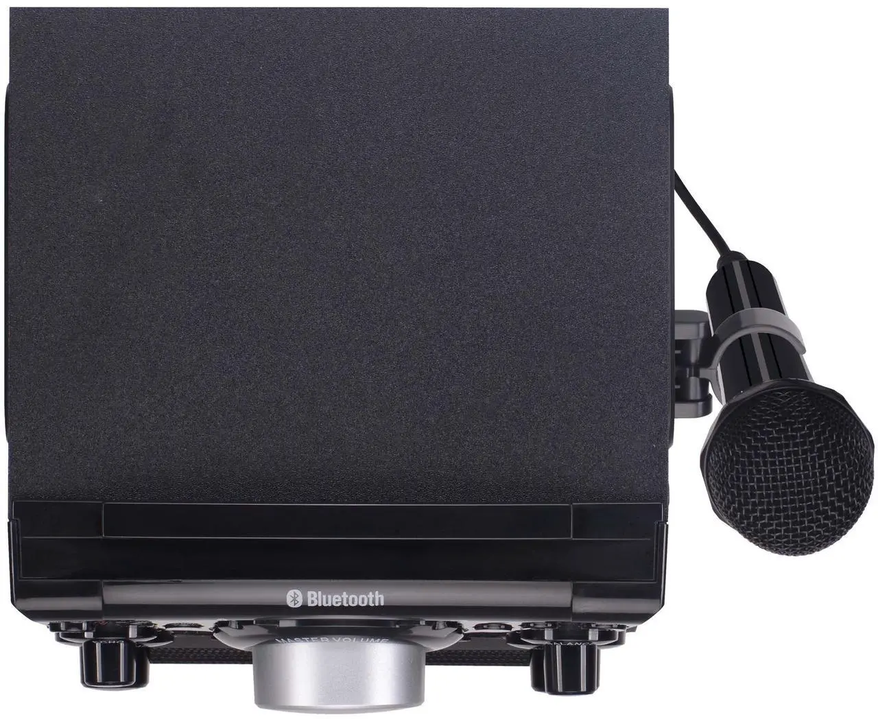 Alt view image 5 of 12 - Karaoke USA GQ410 Portable MP3 Karaoke Player system - Black