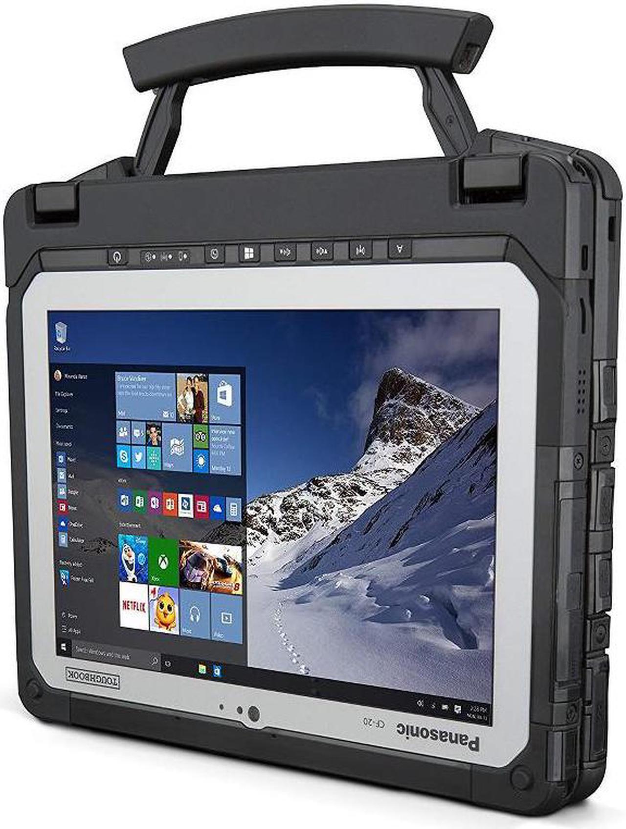 Main image of Panasonic Toughbook CF-20, Rugged Laptop (2 in 1), 10.1" WUXGA, Intel Core m5-6Y57 @ 1.1GHz, 8GB RAM, 128GB SSD, Webcam, Rear Camera, Backlit Keyboard, Windows 10 Pro