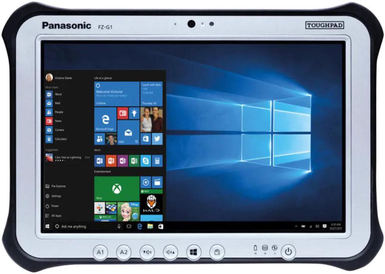 Alt view image 4 of 4 - Panasonic Toughpad FZ-G1 MK4, Rugged Tablet - PC, Intel Core i5-6300U @ 2.40GHz, LAN, 10.1" WUXGA Multi Touch + Digitizer, 128GB SSD, 8GB, Webcam, Rear Camera, TPM 2.0, Windows 10 Pro