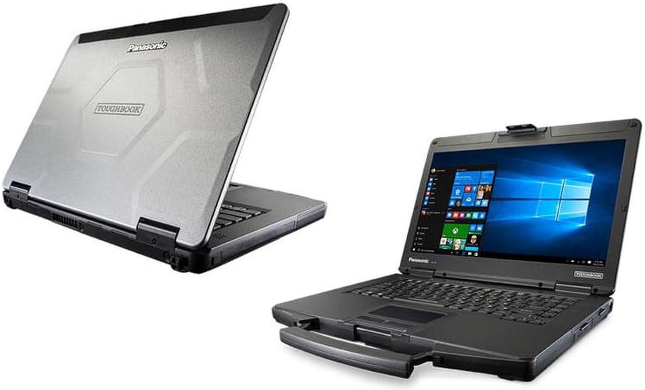Alt view image 6 of 6 - Panasonic Toughbook 54, CF-54 MK3, Semi Rugged Laptop, Intel Core i5-7300U @ 2.6GHz, vPro, 14" FHD MULTI-TOUCH, 16GB, 256 SSD, 4G LTE, Dedicated GPS, BACKLIT Keyboard, WEBCAM, Win10 Pro 64-bit