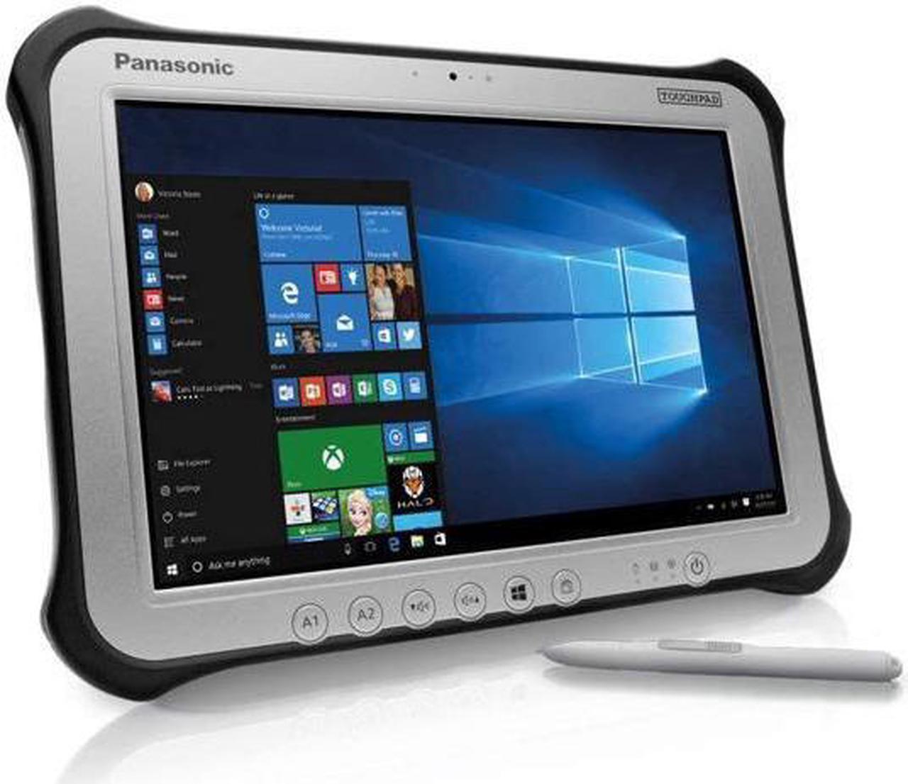 Panasonic Toughpad G1, FZ-G1 MK4 Rugged Tablet, Grade A, Intel Core i5-6300U, 10.1" Multi Touch + Digitizer, 256GB SSD, 8GB, Wi-fi, Bluetooth, Webcam, Rear Camera, TPM 2.0, Win10 Professional