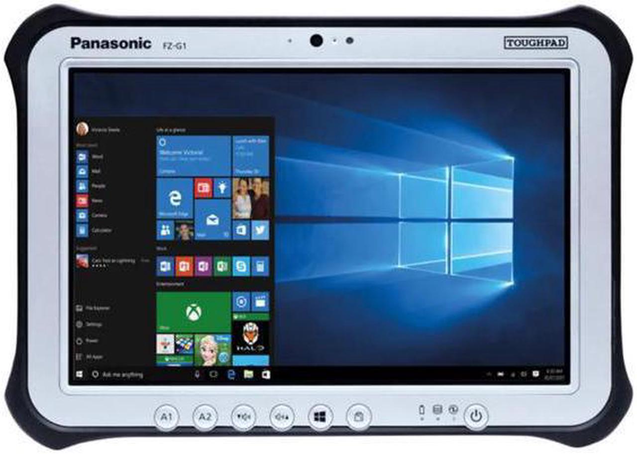 Alt view image 4 of 4 - Panasonic Toughbook FZ-G1 MK4, Rugged Tablet - PC, A Grade, 4G LTE, Intel Core i5-6300U, 10.1" Touch, 128GB SSD, 8GB, LAN, Long Life Battery, Webcam, Rear Camera, Windows 10 Pro, 90-Day Warranty