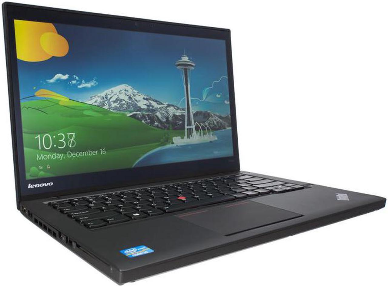 Lenovo ThinkPad T440, Business Laptop, Intel Core i7-4600U, 14" HD, 4GB RAM, 250GB SATA SSD, Webcam, Wi-Fi, Bluetooth, Windows 10 Pro