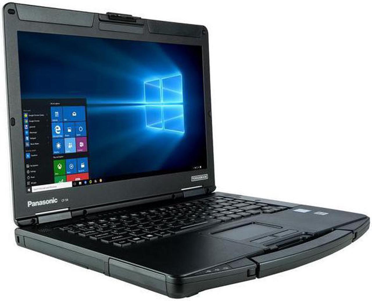 Panasonic Toughbook CF-54, Semi-Rugged Laptop, A Grade, 14.0" HD, Intel Core i5-5300U @ 2.3GHz, SERIAL Port, 16GB RAM, 512GB SSD, DVD, Backlit Keyboard, Windows 10 Pro 64-bit, 90 Days WTY