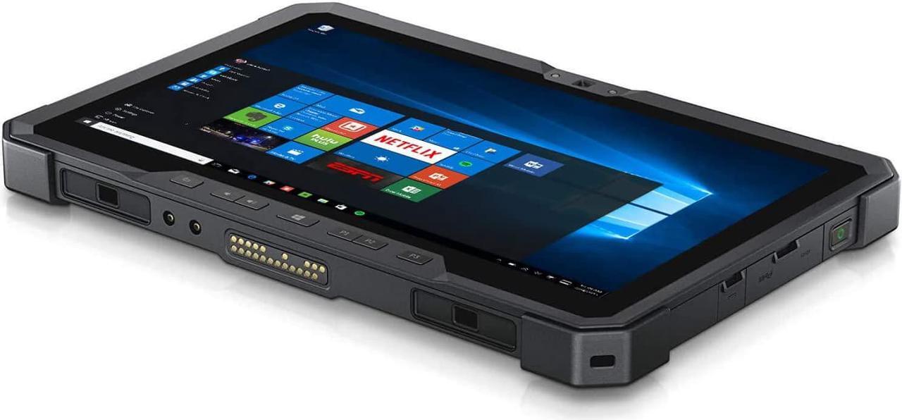Alt view image 2 of 3 - Dell Latitude 7212 Rugged Extreme, Tablet - PC, A Grade, 11.6" FHD, Intel Core i5-7300U @ 2.6GHz, 8GB, 256GB M.2 SSD, Webcam, Mini Serial, Win10 Pro