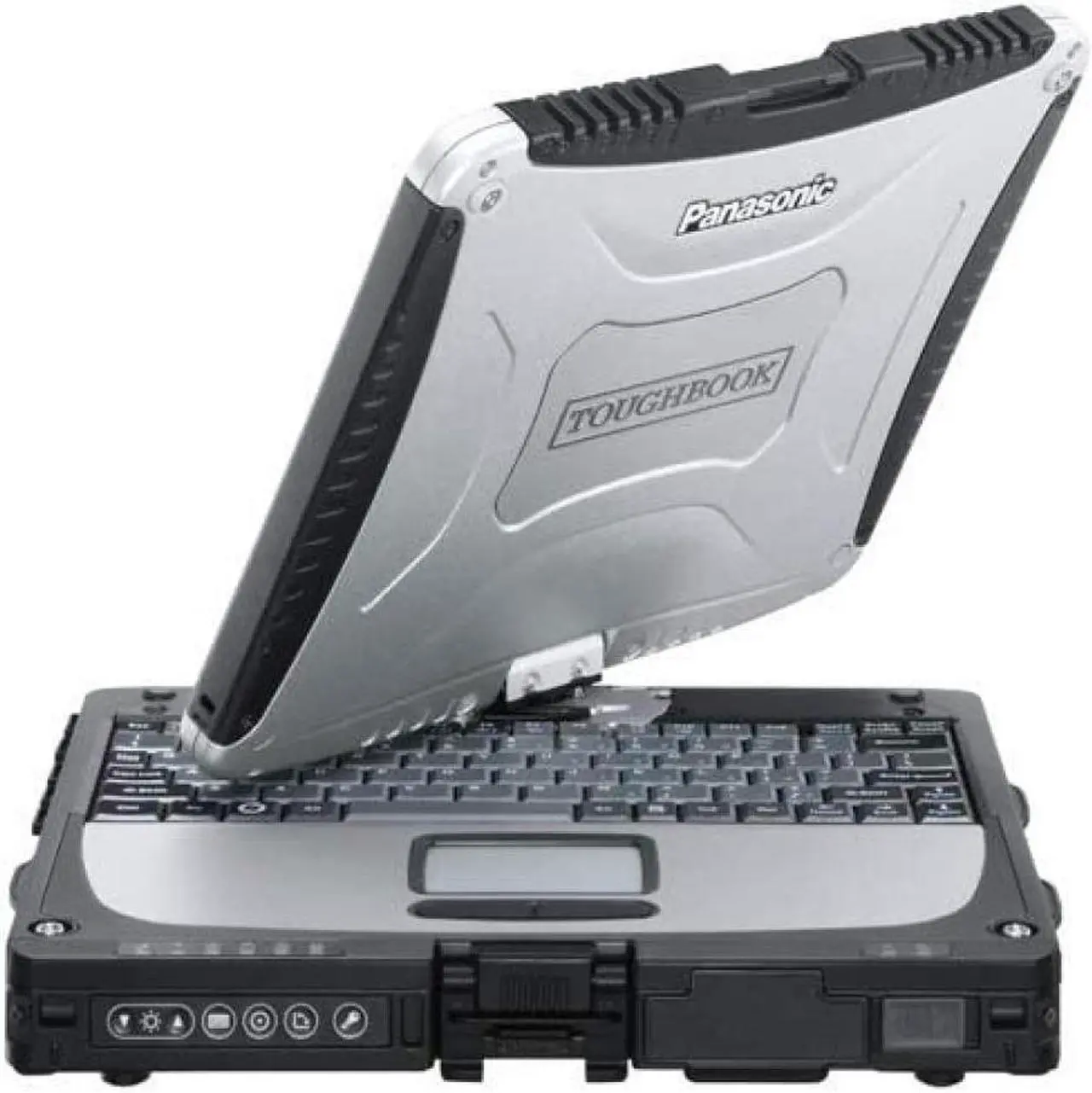 Alt view image 2 of 5 - Panasonic Toughbook CF-19 MK6, A Grade, Fully-Rugged Laptop, Intel Core i5, 10.1" XGA Dual-Touch, 8GB, 256GB SSD, Win10 Pro