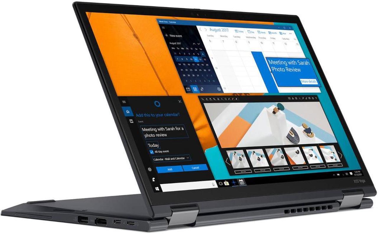 Lenovo Yoga X13 Gen 2, 2-in-1 Convertible Laptop, Intel Core i5-1145G7, 13.3" WUXGA Touch, 16GB, 512GB SSD, Webcam, Fingerprint Reader, Windows 10 Pro.