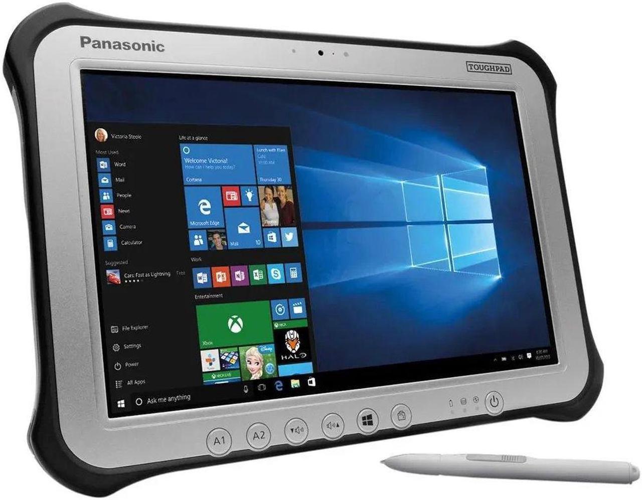 Panasonic Toughbook G1, FZ-G1 MK1 Rugged Tablet - PC 10.1" WUXGA Intel Core i5-3437U LAN 4G LTE 8GB 256GB SSD Windows 10 Pro